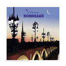 Pont de Pierre à Bordeaux au crépuscule